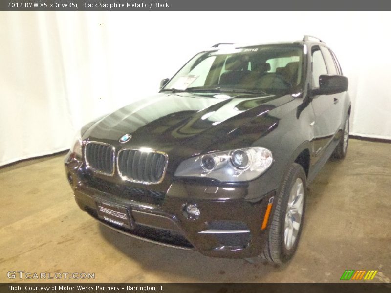 Black Sapphire Metallic / Black 2012 BMW X5 xDrive35i