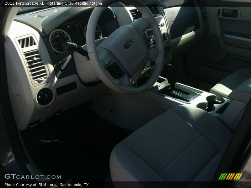 Sterling Gray Metallic / Stone 2012 Ford Escape XLT