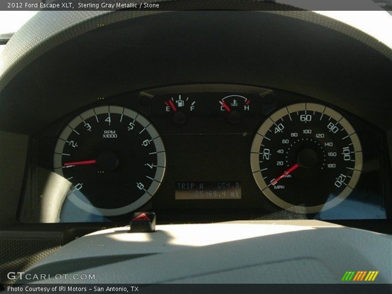 Sterling Gray Metallic / Stone 2012 Ford Escape XLT