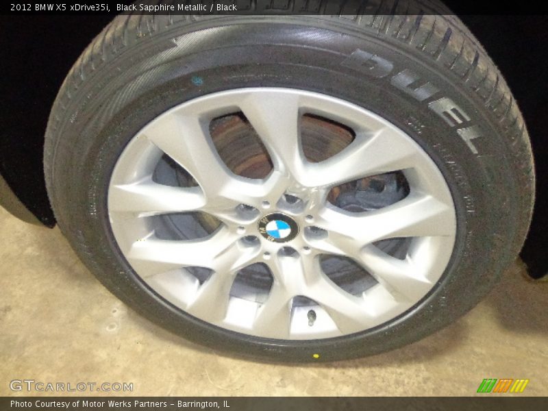 Black Sapphire Metallic / Black 2012 BMW X5 xDrive35i