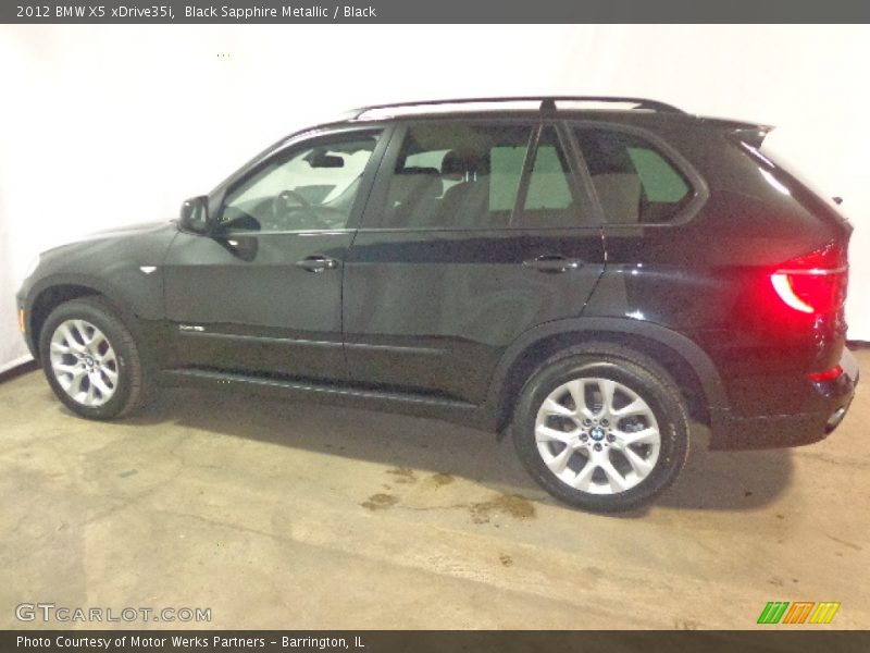 Black Sapphire Metallic / Black 2012 BMW X5 xDrive35i