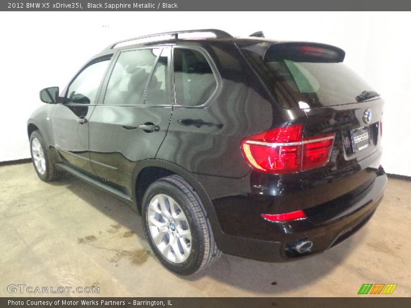 Black Sapphire Metallic / Black 2012 BMW X5 xDrive35i