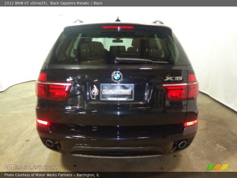 Black Sapphire Metallic / Black 2012 BMW X5 xDrive35i