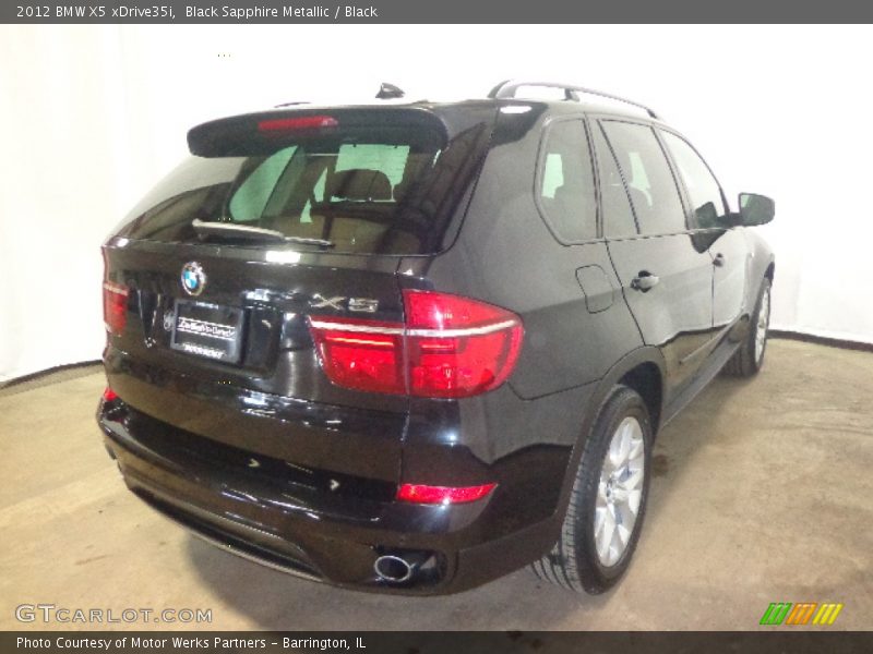 Black Sapphire Metallic / Black 2012 BMW X5 xDrive35i