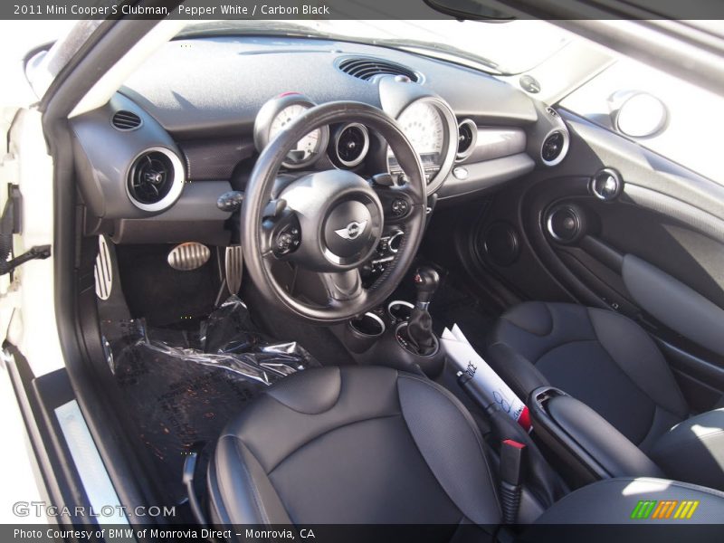 Pepper White / Carbon Black 2011 Mini Cooper S Clubman