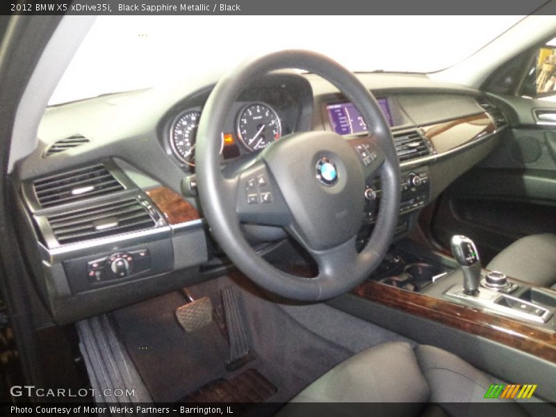 Black Sapphire Metallic / Black 2012 BMW X5 xDrive35i