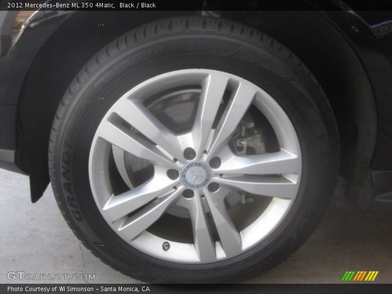 Black / Black 2012 Mercedes-Benz ML 350 4Matic