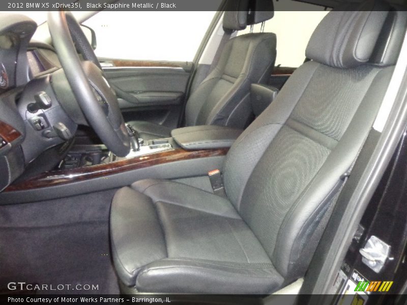 Black Sapphire Metallic / Black 2012 BMW X5 xDrive35i
