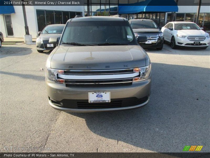 Mineral Gray / Charcoal Black 2014 Ford Flex SE