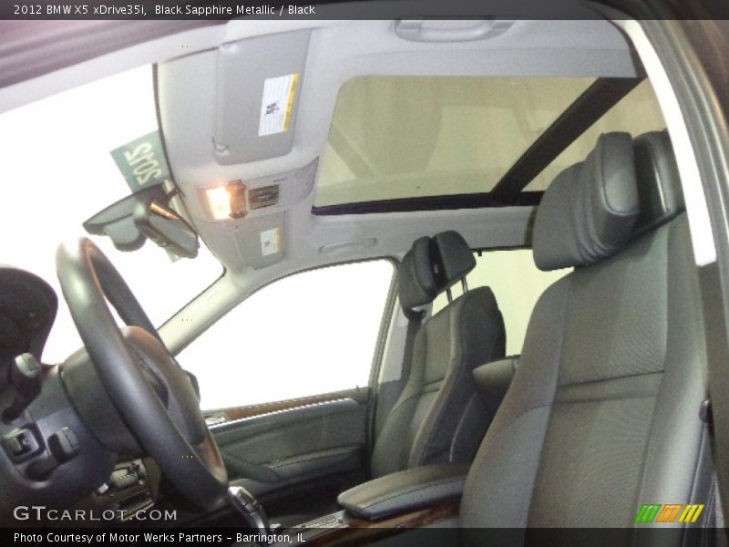Black Sapphire Metallic / Black 2012 BMW X5 xDrive35i