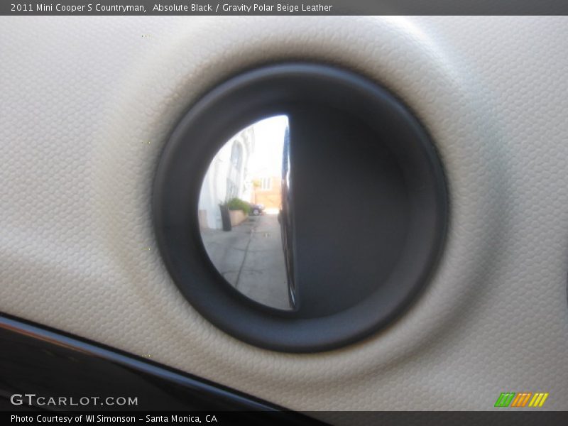 Absolute Black / Gravity Polar Beige Leather 2011 Mini Cooper S Countryman