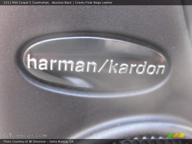 Absolute Black / Gravity Polar Beige Leather 2011 Mini Cooper S Countryman