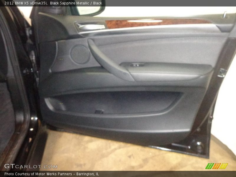 Black Sapphire Metallic / Black 2012 BMW X5 xDrive35i