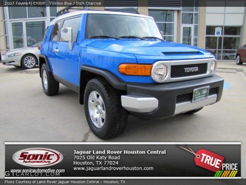 Voodoo Blue / Dark Charcoal 2007 Toyota FJ Cruiser