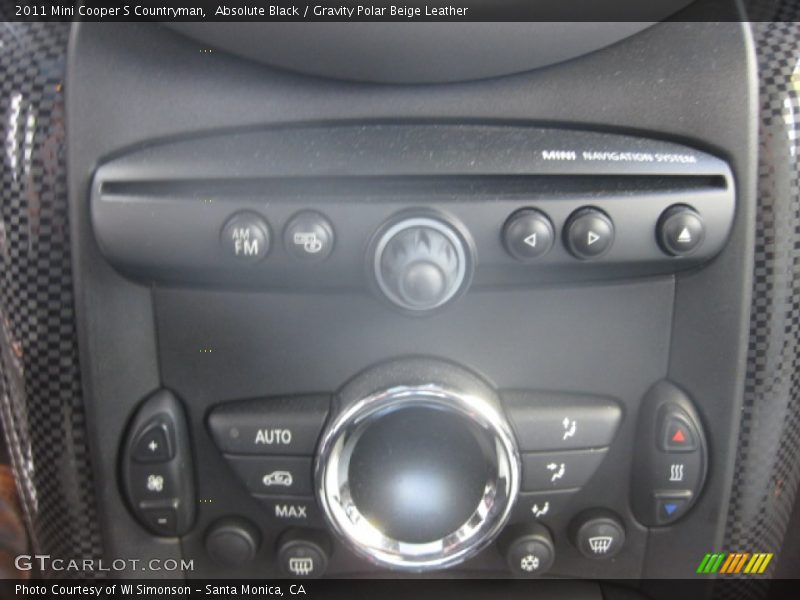 Absolute Black / Gravity Polar Beige Leather 2011 Mini Cooper S Countryman