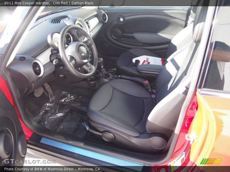 Chili Red / Carbon Black 2011 Mini Cooper Hardtop
