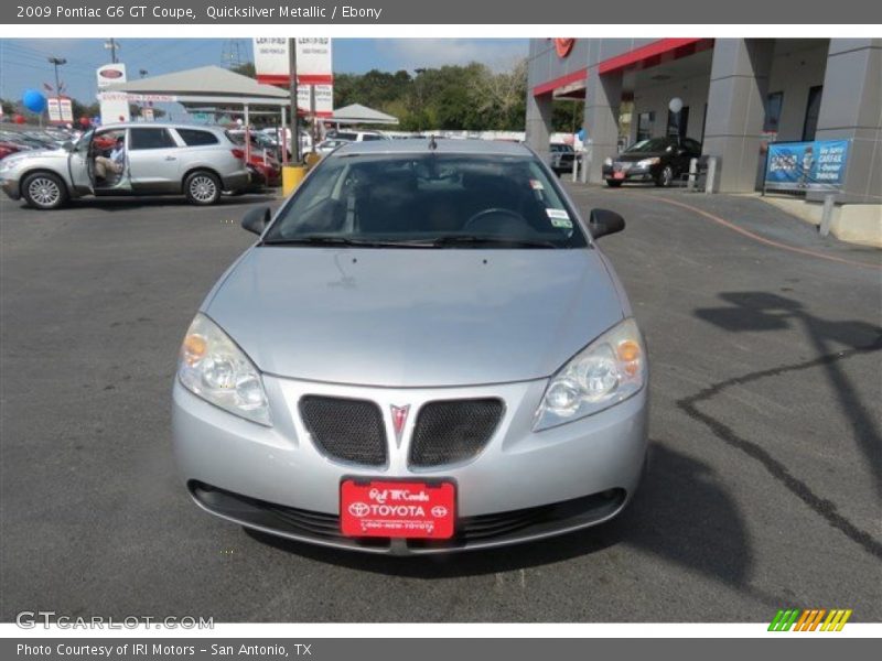 Quicksilver Metallic / Ebony 2009 Pontiac G6 GT Coupe