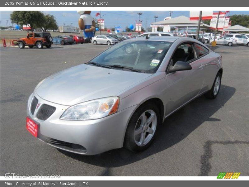 Quicksilver Metallic / Ebony 2009 Pontiac G6 GT Coupe