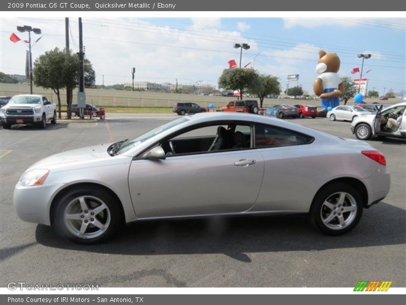 Quicksilver Metallic / Ebony 2009 Pontiac G6 GT Coupe