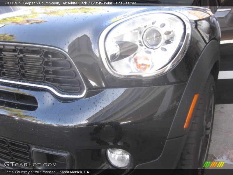 Absolute Black / Gravity Polar Beige Leather 2011 Mini Cooper S Countryman