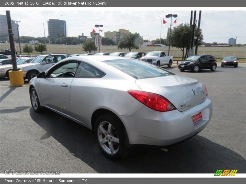 Quicksilver Metallic / Ebony 2009 Pontiac G6 GT Coupe