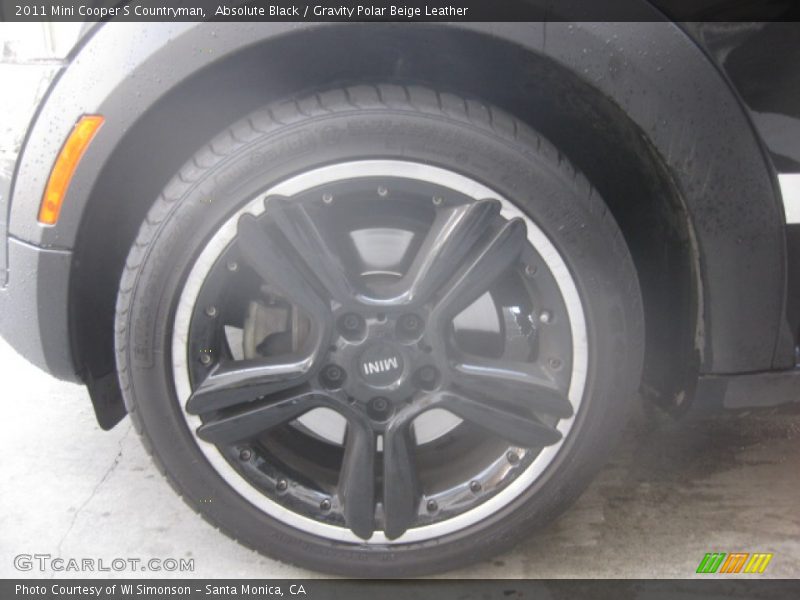 Absolute Black / Gravity Polar Beige Leather 2011 Mini Cooper S Countryman