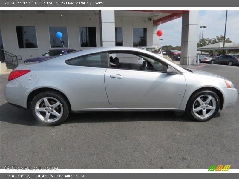 Quicksilver Metallic / Ebony 2009 Pontiac G6 GT Coupe