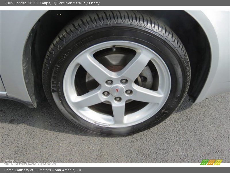 Quicksilver Metallic / Ebony 2009 Pontiac G6 GT Coupe