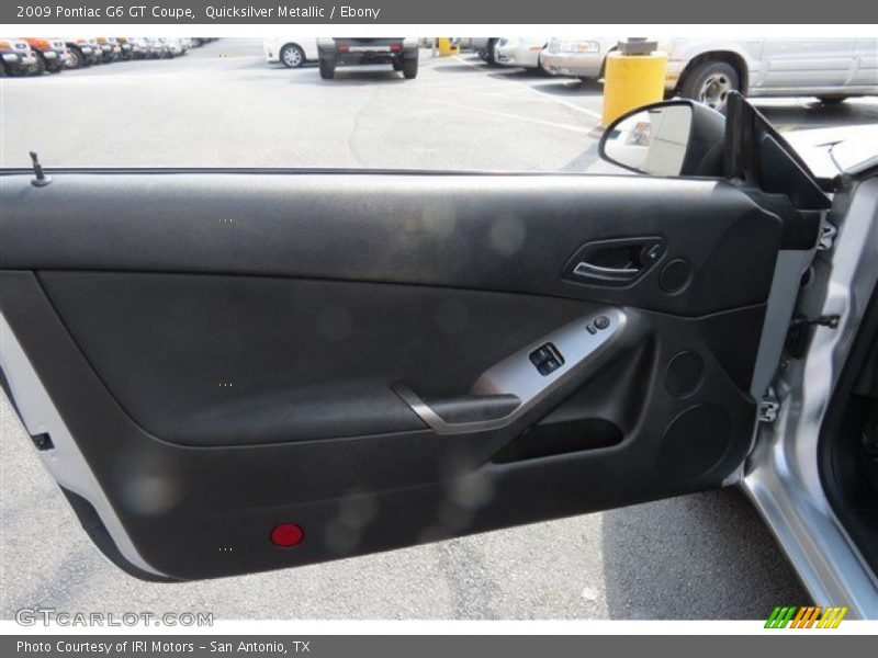 Quicksilver Metallic / Ebony 2009 Pontiac G6 GT Coupe