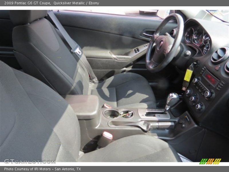 Quicksilver Metallic / Ebony 2009 Pontiac G6 GT Coupe