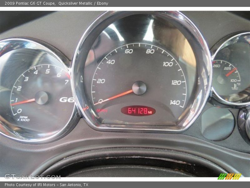 Quicksilver Metallic / Ebony 2009 Pontiac G6 GT Coupe