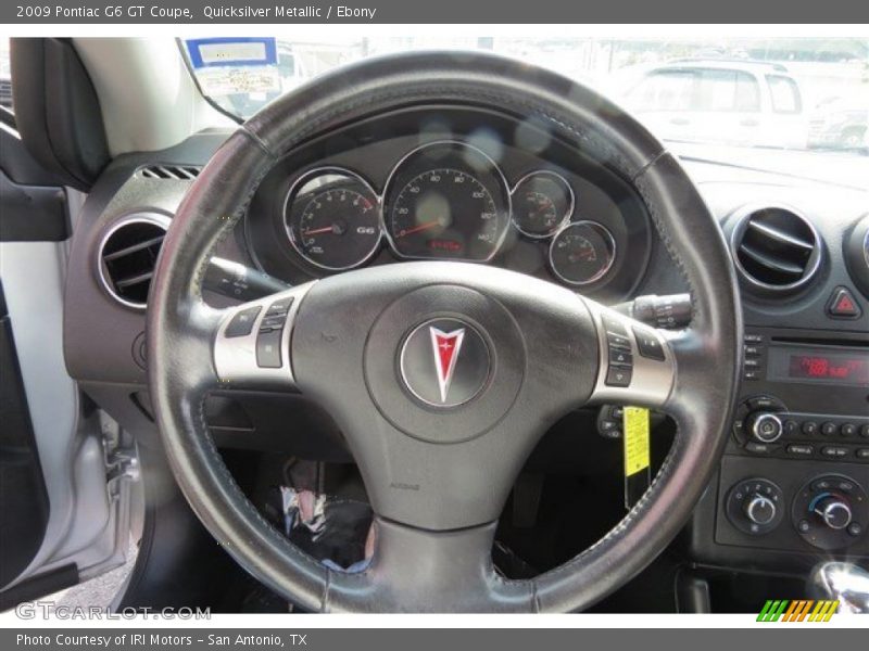 Quicksilver Metallic / Ebony 2009 Pontiac G6 GT Coupe