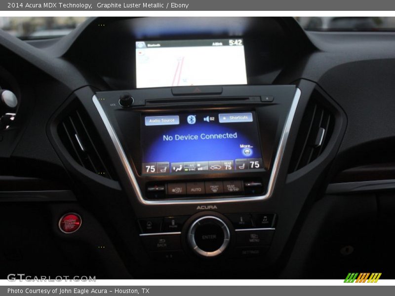 Graphite Luster Metallic / Ebony 2014 Acura MDX Technology