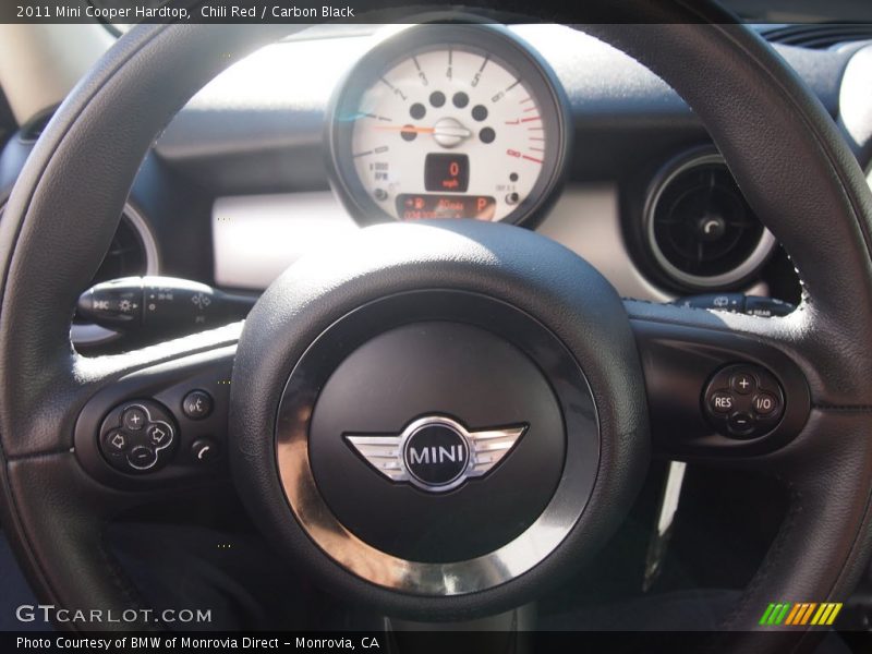 Chili Red / Carbon Black 2011 Mini Cooper Hardtop