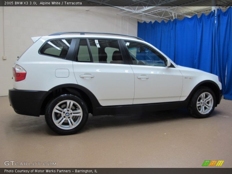 Alpine White / Terracotta 2005 BMW X3 3.0i