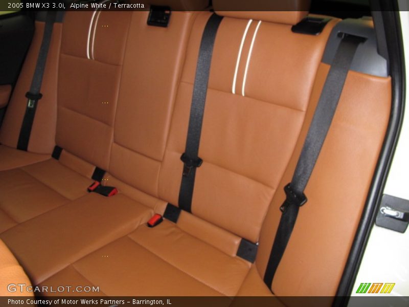 Alpine White / Terracotta 2005 BMW X3 3.0i