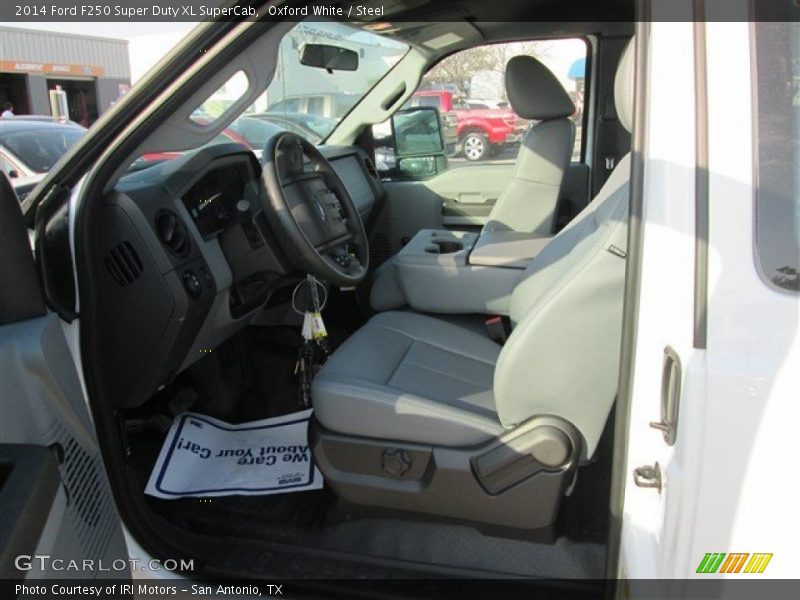 Oxford White / Steel 2014 Ford F250 Super Duty XL SuperCab