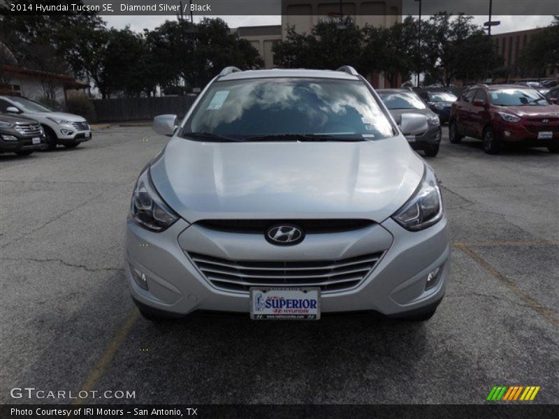 Diamond Silver / Black 2014 Hyundai Tucson SE