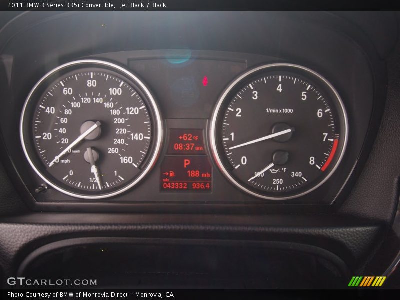 Jet Black / Black 2011 BMW 3 Series 335i Convertible