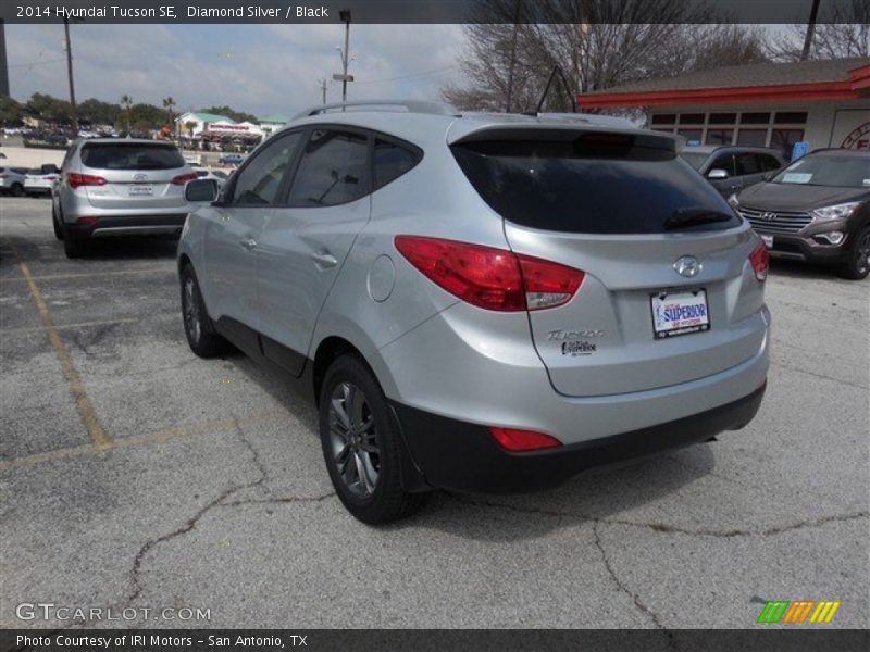 Diamond Silver / Black 2014 Hyundai Tucson SE