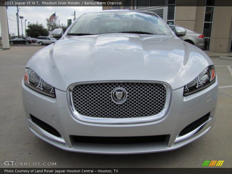 Rhodium Silver Metallic / Barley/Warm Charcoal 2013 Jaguar XF I4 T