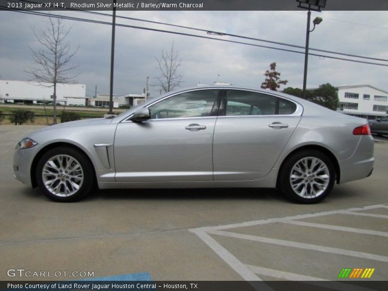 Rhodium Silver Metallic / Barley/Warm Charcoal 2013 Jaguar XF I4 T