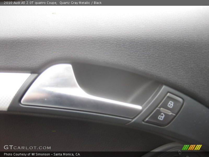 Quartz Gray Metallic / Black 2010 Audi A5 2.0T quattro Coupe