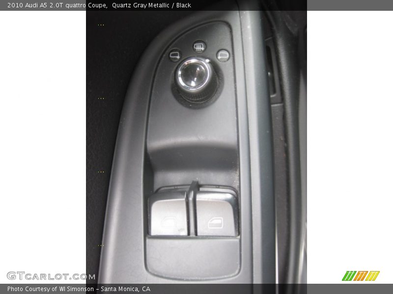 Quartz Gray Metallic / Black 2010 Audi A5 2.0T quattro Coupe
