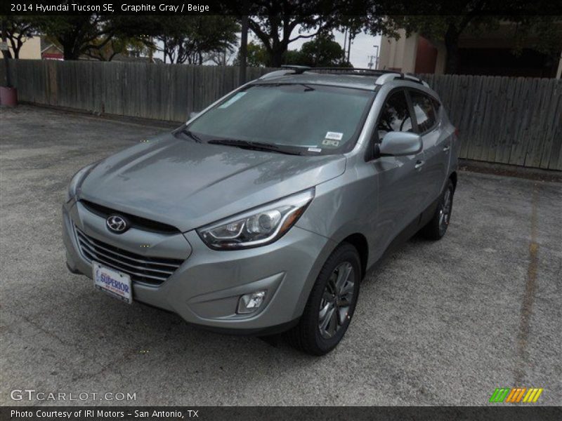 Graphite Gray / Beige 2014 Hyundai Tucson SE
