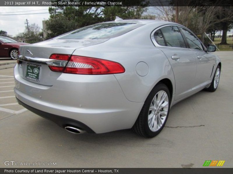 Rhodium Silver Metallic / Barley/Warm Charcoal 2013 Jaguar XF I4 T