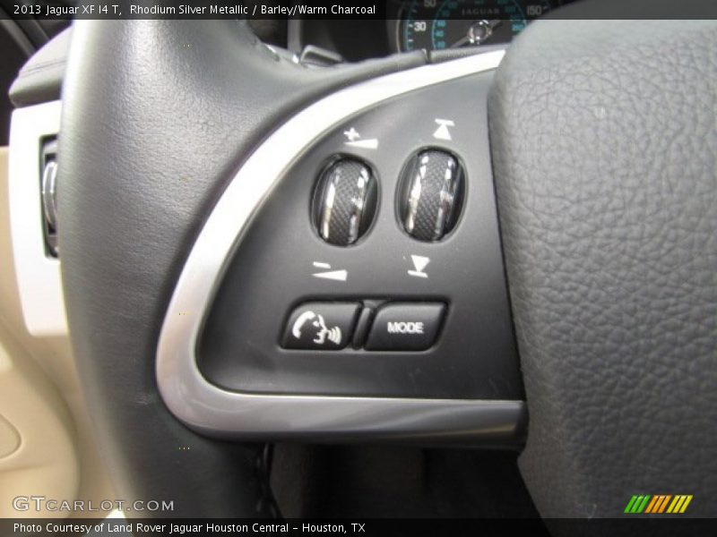 Rhodium Silver Metallic / Barley/Warm Charcoal 2013 Jaguar XF I4 T