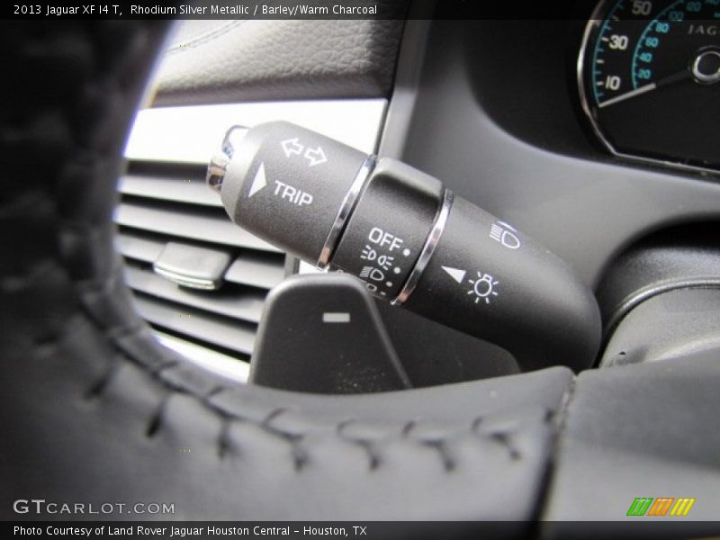 Rhodium Silver Metallic / Barley/Warm Charcoal 2013 Jaguar XF I4 T
