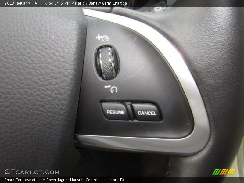 Rhodium Silver Metallic / Barley/Warm Charcoal 2013 Jaguar XF I4 T