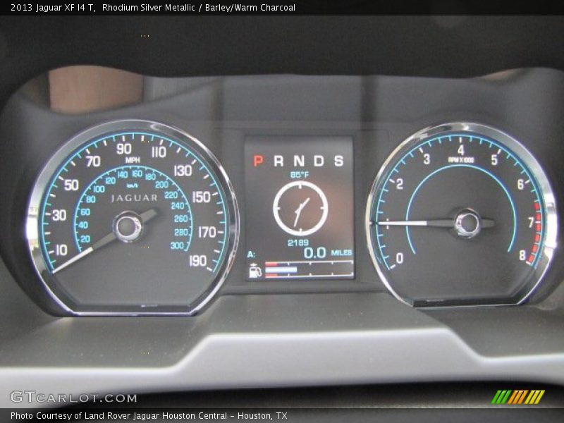 Rhodium Silver Metallic / Barley/Warm Charcoal 2013 Jaguar XF I4 T